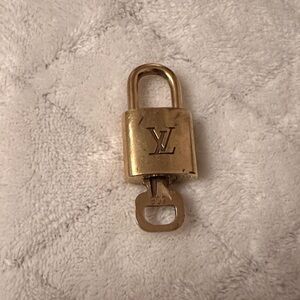 Louis Vuitton  Gold Lock and Key-306